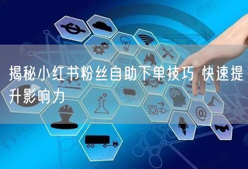 揭秘小红书粉丝自助下单技巧 快速提升影响力